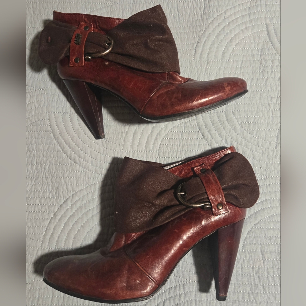 Miss SIXTY Brown Ankle Boots Size 40